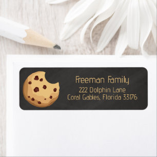 Milk & Cookies Birthday Label – Chocolate Chip Coo
