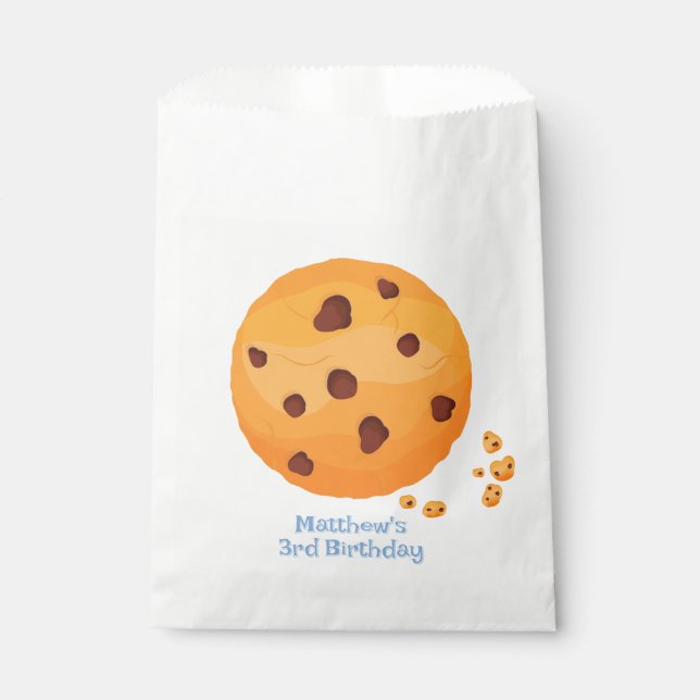 Milk & Cookies Favour Bag (Front)