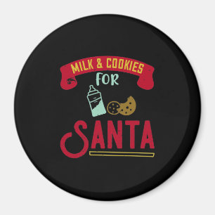 Milk & Cookies For Santa Magnet
