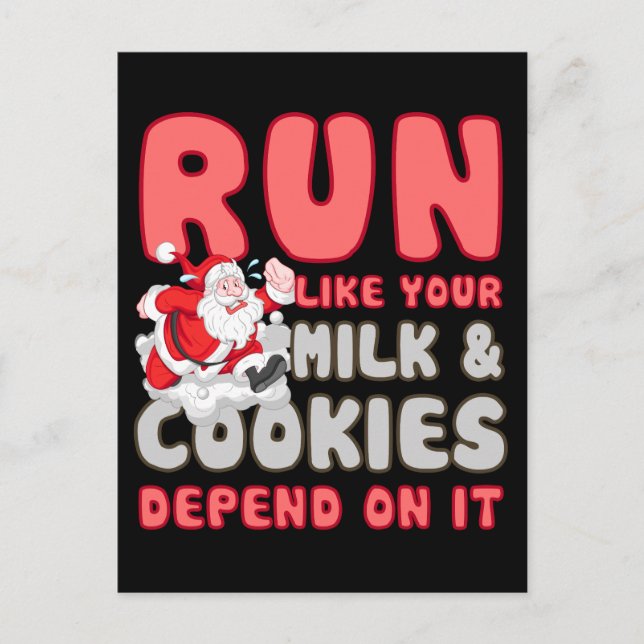 Milk & Cookies Postcard (Front)