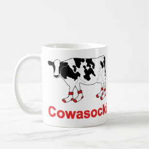 Milk Cow in Socks - Cowasocki Cow A Socky Coffee Mug