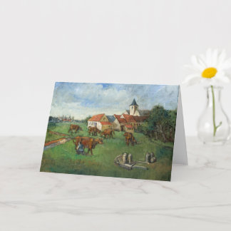 Milk cows card