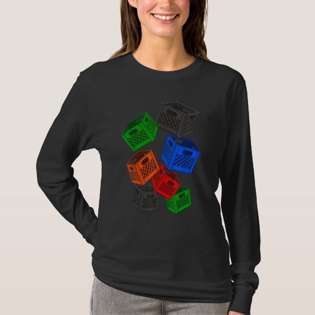 Milk Crate Block Crate Game Tees Challenge 3 (Front)