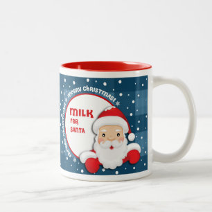 Milk for Santa Claus. Christmas Gift Mugs