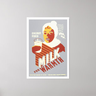 Milk for Warmth Canvas Print