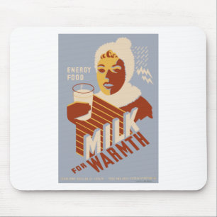 Milk for Warmth Mouse Pad