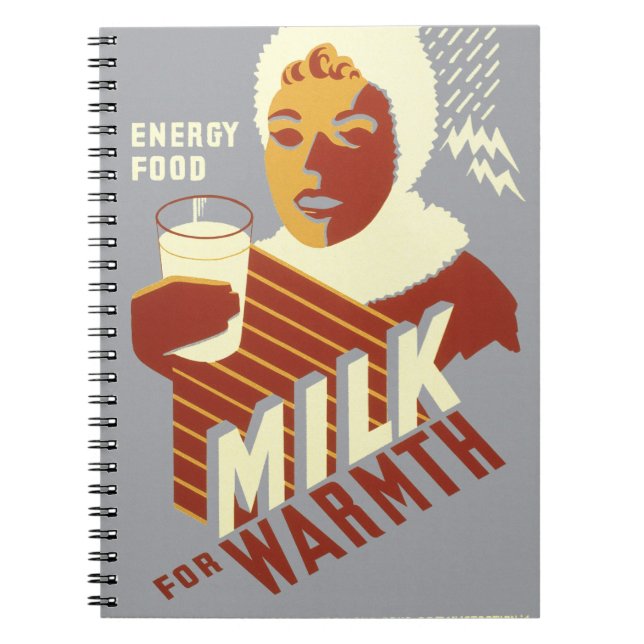 Milk for Warmth Notebook (Front)