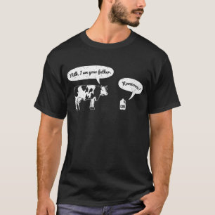 Milk I Am Your Father tee humour farm cow farmer f