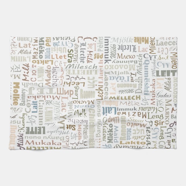 Milk Kitchen Towel (Horizontal)