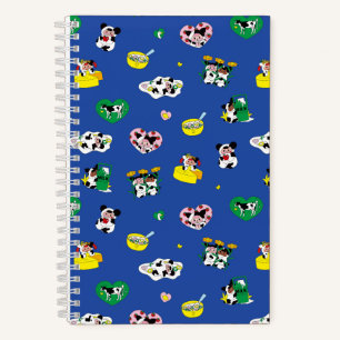 Milk Lover Blue Notebook