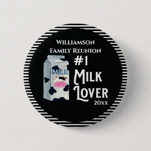 Milk Lover Family Reunion Award 2 Inch Round Button