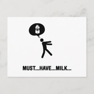 Milk Lover Postcard