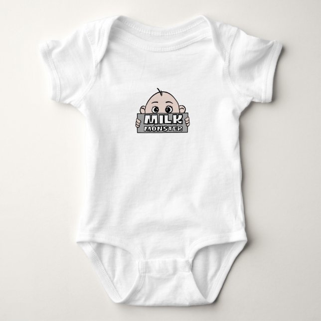 Milk Monster Baby Bodysuit (Front)