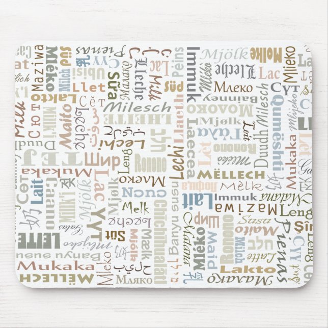 Milk Mouse Pad (Front)