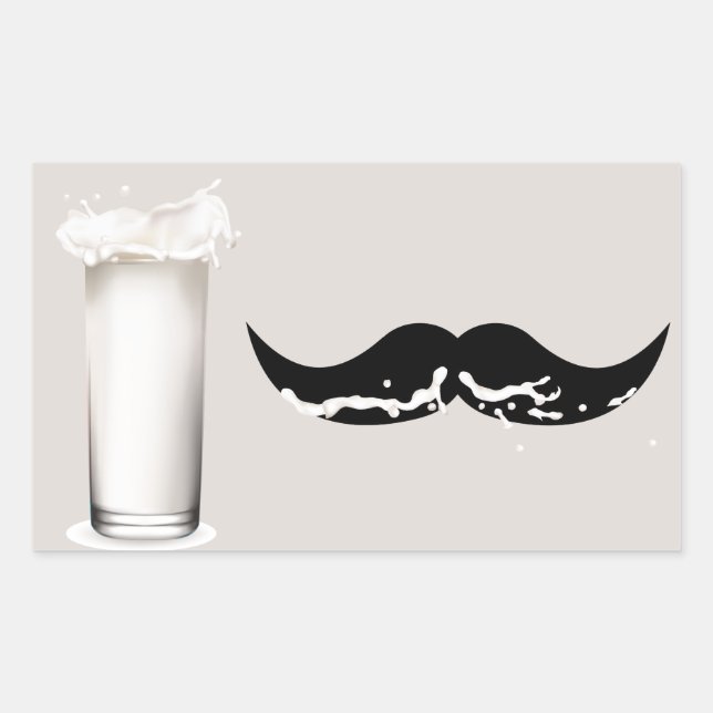 Milk Moustache Creme Sticker (Front)