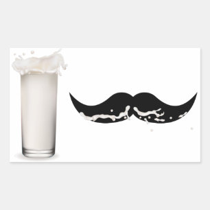 Milk Moustache Sticker