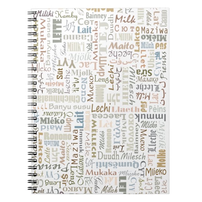 Milk Notebook (Front)