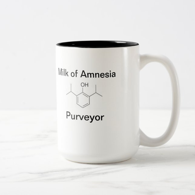 Milk of Amnesia purveyor Two-Tone Coffee Mug (Right)