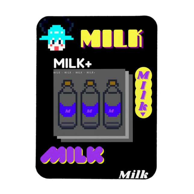 Milk party magnet (Vertical)