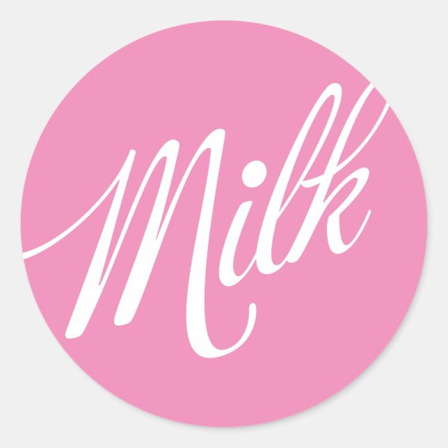 Milk Pink Sticker (Front)