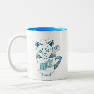 Milk pot kat "Susu" Two-Tone Coffee Mug