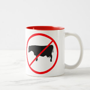Milk Prohibited! Two-Tone Coffee Mug