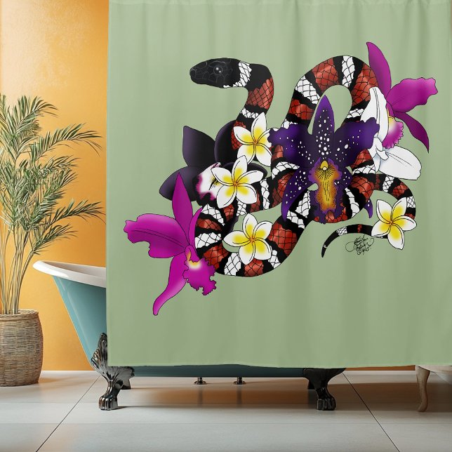 Milk Snake Exotic Floral Green (Creator Uploaded)