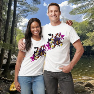 Milk Snake Exotic Floral Green T-Shirt
