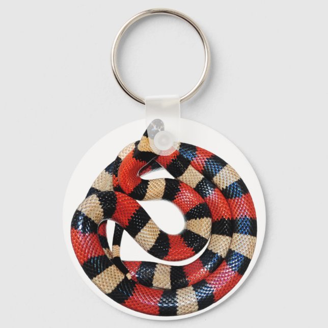 Milk snake keychain (Front)