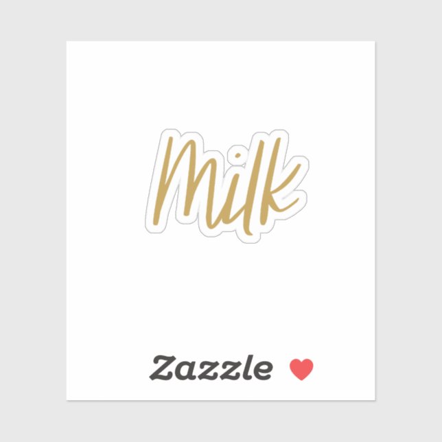 Milk Storage Sticker (Sheet)