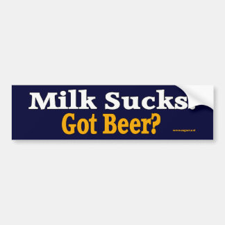 Milk Sucks Bumper Sticker