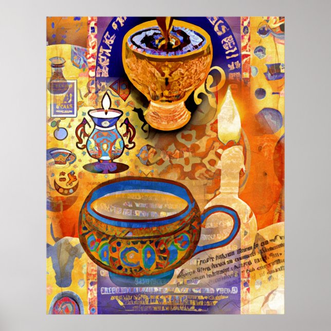 Milk Tea and Candles Poster (Front)