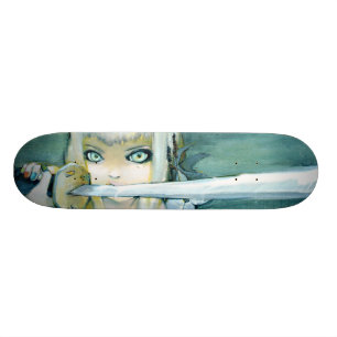 Milk Thistle Ninja Girl Skateboard