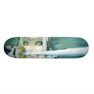 Milk Thistle Ninja Girl Skateboard