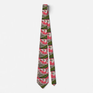 "Milk Weed Pod" Flower Garden Neck Tie