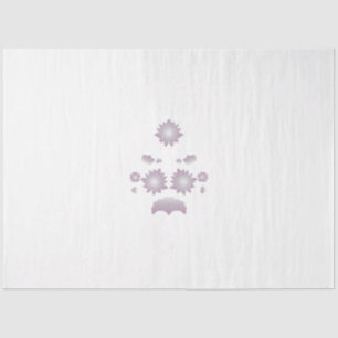 Milk White Classic Rose decorative design Tissue Paper