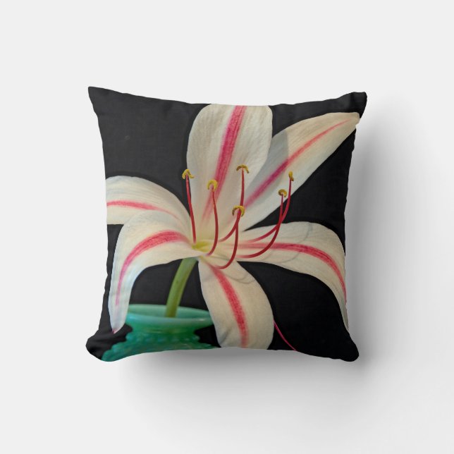 Milk Wine Swamp Lily   Throw Pillow (Front)