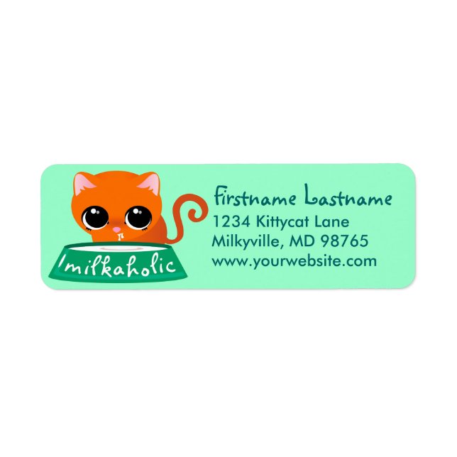 Milkaholic Orange Kitty (Devant)