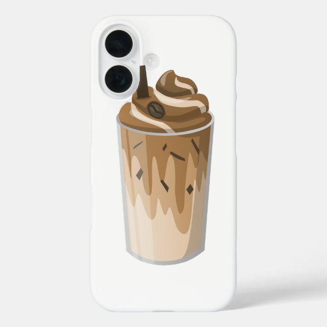 Milkshake 🍨 iphone, 16 case 🤳 (Back)