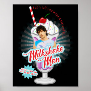 Milkshake Man - Eurovision 2025 - Australia Sticke Poster