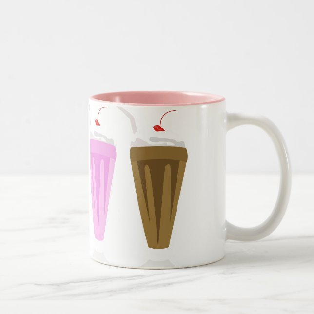 Milkshake Mug - Choc & Straw (Right)