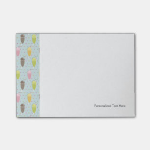 Milkshake Pattern Post-it Notes