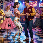 Milkshakes & Mixtapes Leggings<br><div class="desc">Step into retro diner vibes from head to toe. These Milkshakes & Mixtapes leggings bring 1950s soda fountain nostalgia and jukebox energy to a full-length, all-over print. Featuring a playful mix of milkshake glasses, vinyl records, mini jukeboxes, and sparkling retro accents, the pattern flows naturally along the legs for a...</div>