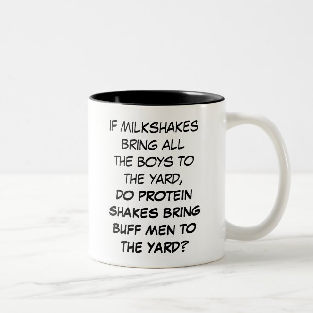 Milkshakes & Protien Shakes Brings Buff Men Mug (Right)