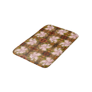 Milkweed Butterfly Sangria Mirror Bath Mat