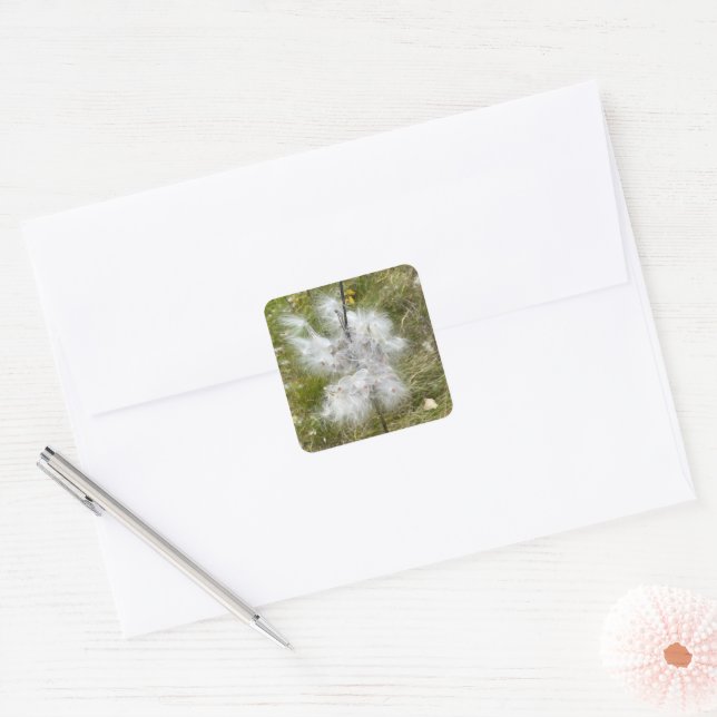 Milkweed | Butterfly | Square Sticker (Envelope)