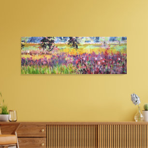 Milkweed Meadow Painting  / Artist Larry Lerew Canvas Print