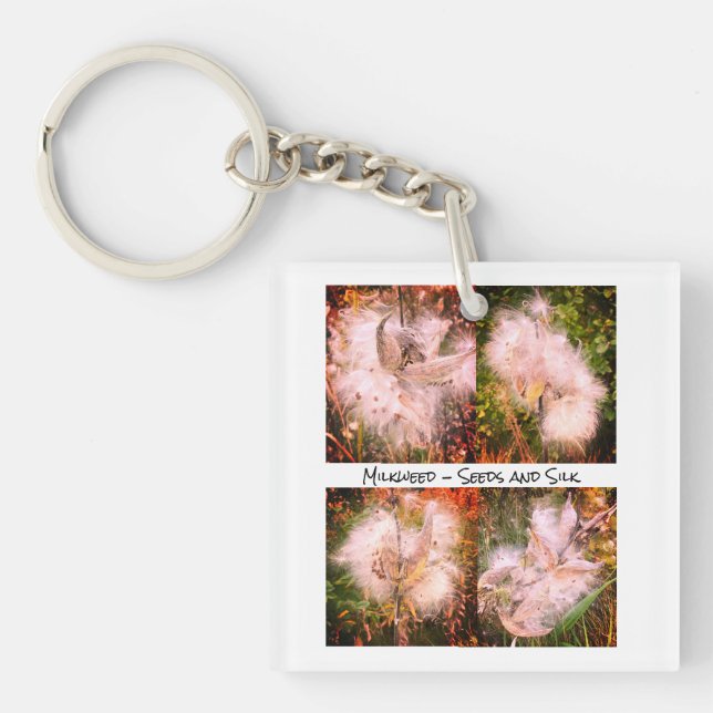 Milkweed | Sangria Keychain (Front)