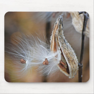 milkweed seedling mouse pad