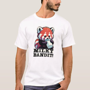 Milky Bandit - The Red Panda's Dairy Delight T-Shirt